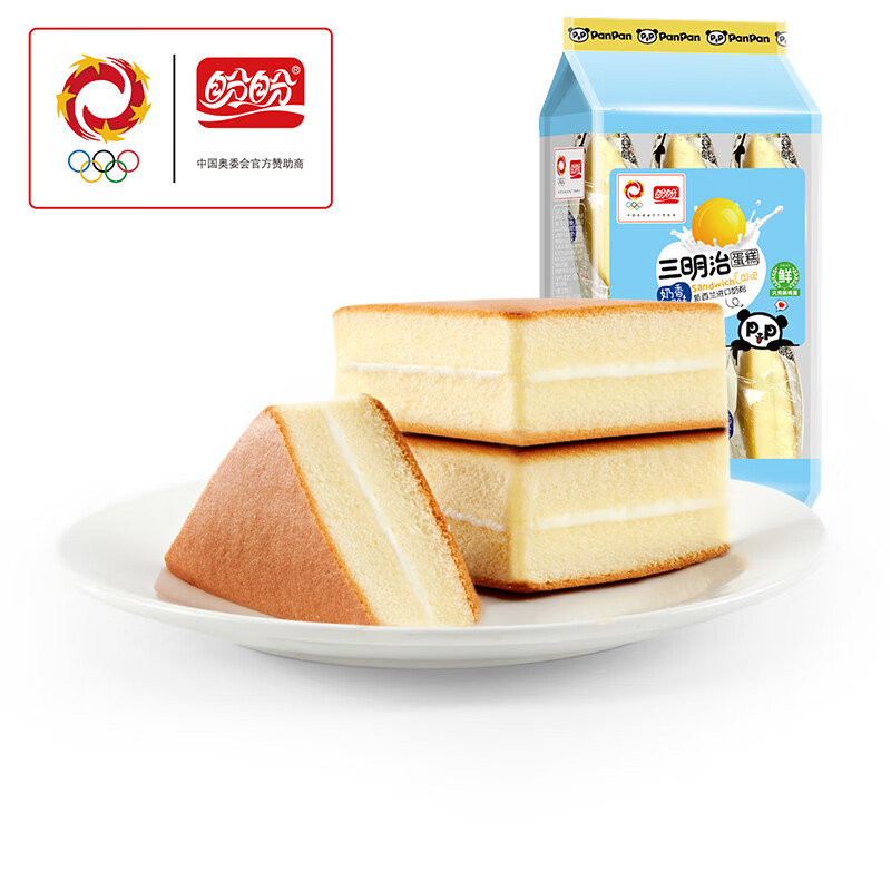 盼盼 三明治蛋糕奶香味 144g/袋