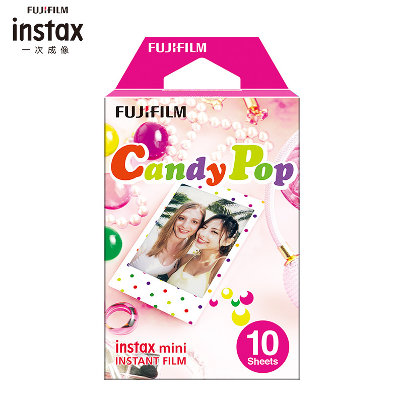 富士(FUJIFILM)INSTAX 拍立得相纸 mini圆点糖果相纸 mini系列相机通用快显胶片(10张)