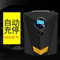 车载充气泵汽车轮胎打气泵车用12v便携式自动停充工具箱19缸数显