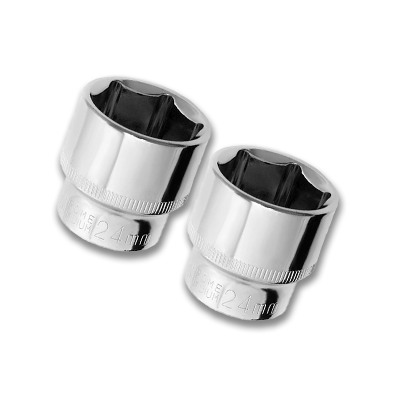 立伟铁牛3/8六角短套筒24mm/个高清大图