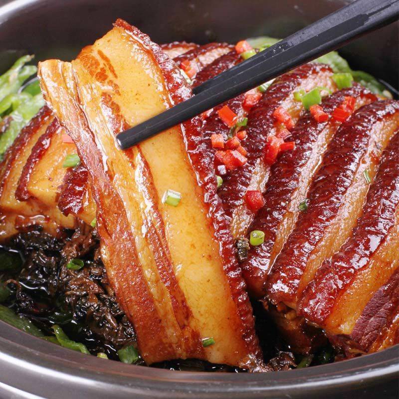 正宗梅菜扣肉2真空装红烧肉熟食大肘子大肉块酱香肘2801梅菜扣肉5001
