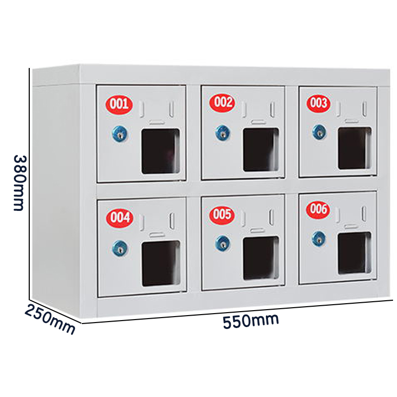 芙瑞塔手机存放柜 手机柜6门台