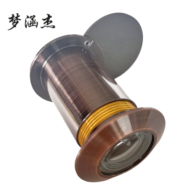 梦涵杰 锌合金属高清视角220°防盗门羊眼猫眼门镜 个高清大图