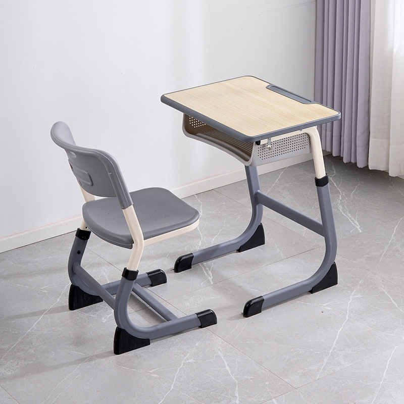 戴劲 学校高中小学生课桌椅ABS加厚教室课桌椅培训补习椅子 款式十四高清大图