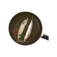 ASD爱仕达26cm火龙眼靓彩新不粘煎锅G8226E(颜色随机)