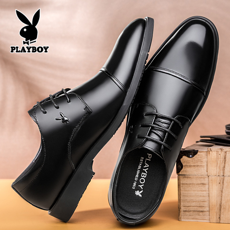 花花公子(playboy)男士休闲鞋8aw513063d 花花公子男鞋三接头皮鞋男