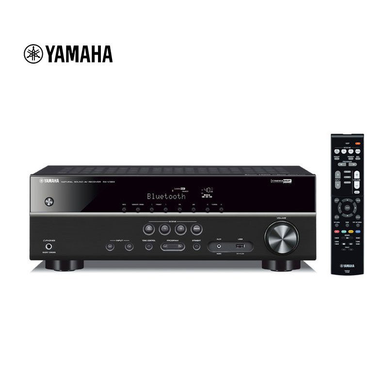 Yamaha/雅马哈 RX-V383 数字5.1蓝牙 USB收音 黑色换385补差链接,拍下无效 不是商品链接