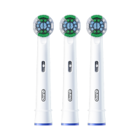 欧乐B电动牙刷头 成人精准清洁X型刷头3支装 EB20 RX-3 适配成人D/P/Pro系列牙刷