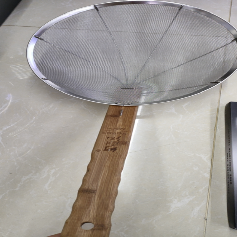 刚博士 /32CM 304不锈钢大密漏勺商用笊篱超细密漏网筛家用捞面捞勺高清大图