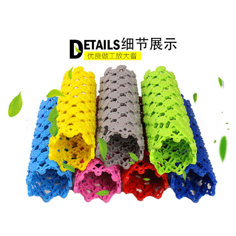 群泰 防滑地垫 游泳池浴室洗澡间全铺拼接防滑地垫20cmx20cmx25块/平方高清大图