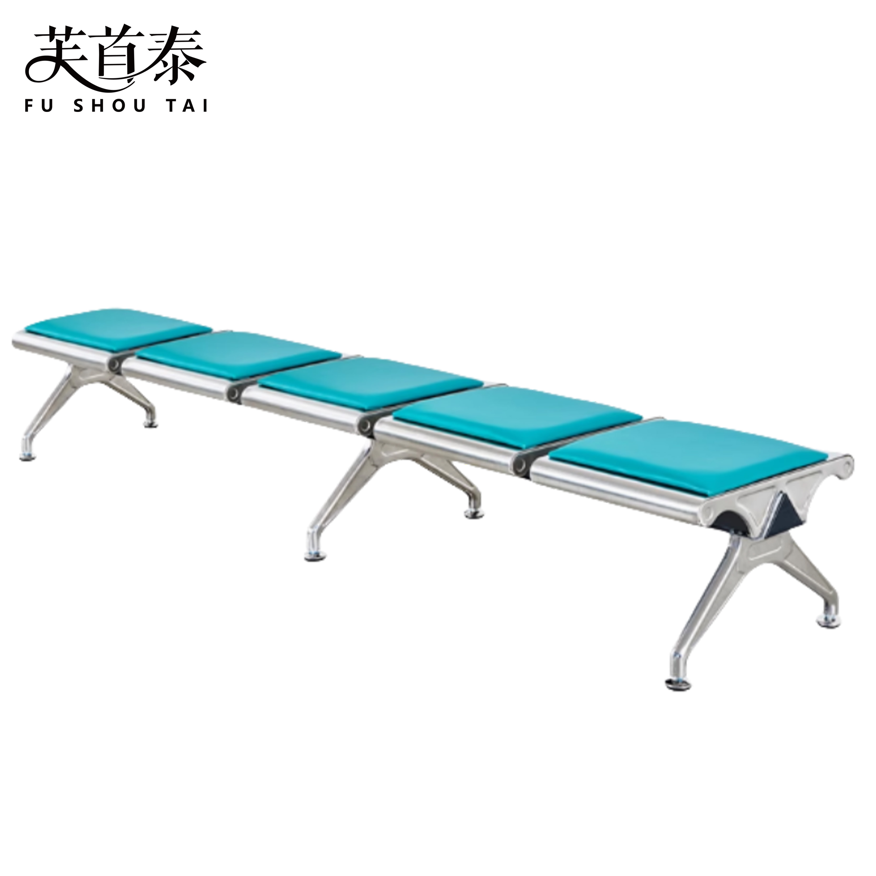 芙首泰连排等候凳2670*500*410mm把高清大图