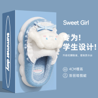 玉桂狗儿童棉拖鞋女童秋冬季新款家用宝宝毛绒保暖亲子棉拖女