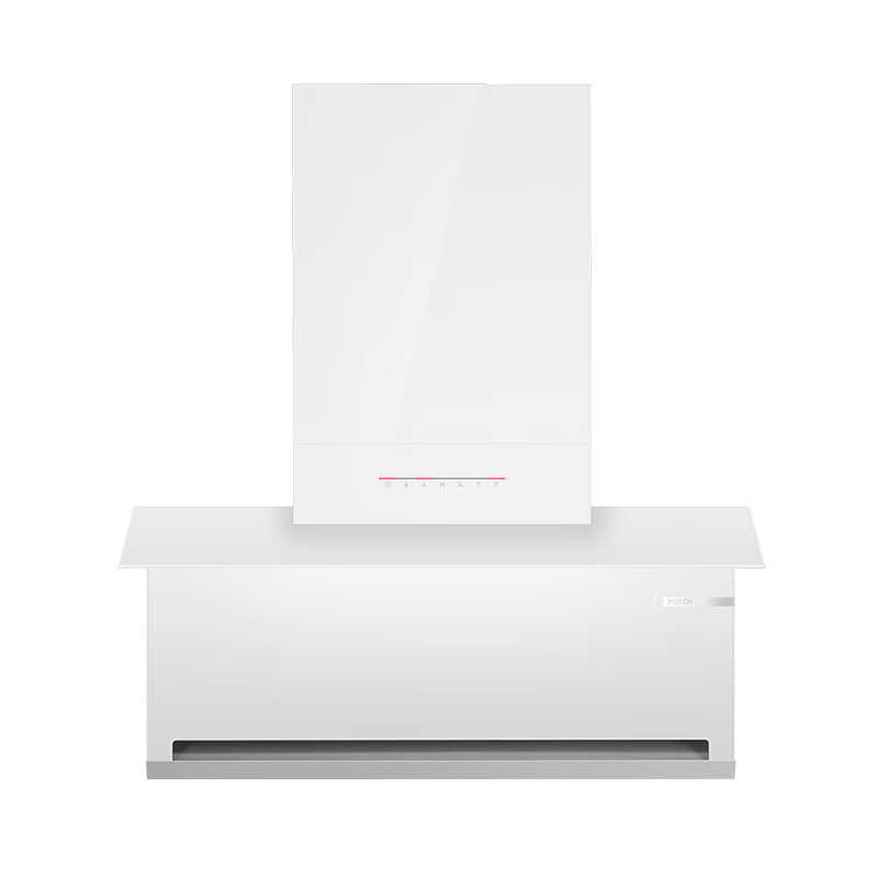 博世天鹅白DXW62M97A T8上下双吸油烟机 净吸28立方大吸力 1300pa强劲风压 专利热风自清洁 智能风速调节高清大图