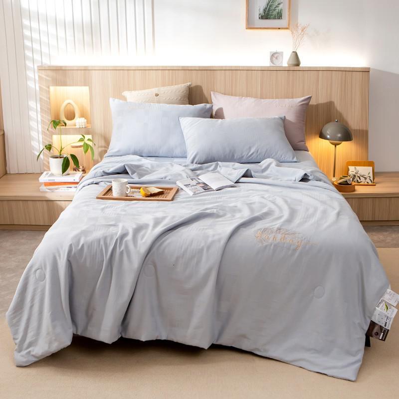 伊伊爱 BZ0TDC2100745 /200*230cm 羽毛 原棉日式提花朴染大豆防螨夏被 1.00 件/条 (计