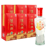 瀘州老窖股份出品泸极醇酿6 52度450ml*6瓶整箱装国产高度粮食白酒婚宴喜庆送礼酒