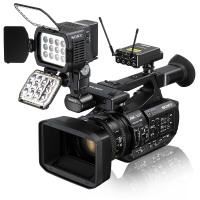 索尼(SONY)PXW-Z190 专业数码摄像机 4K便携式摄录一体机套餐 约829万像素 3.5英寸显示屏
