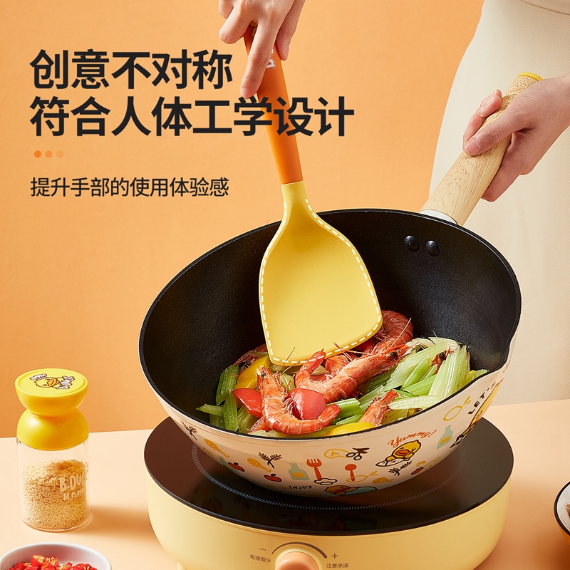 炊大皇小黄鸭联名硅胶铲不粘锅专用护锅铲家用炒菜铲子煎锅铲子汤勺耐高温GC01XHY高清大图