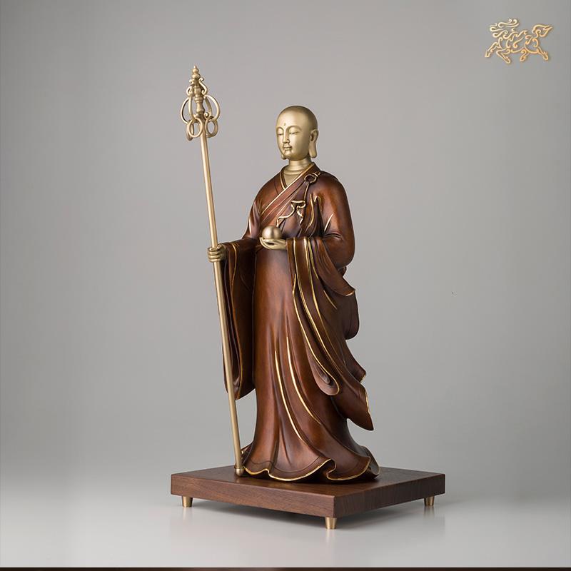 美帮汇全铜摆件《地藏之一》家居饰品 铜工艺品 佛像摆件高清大图