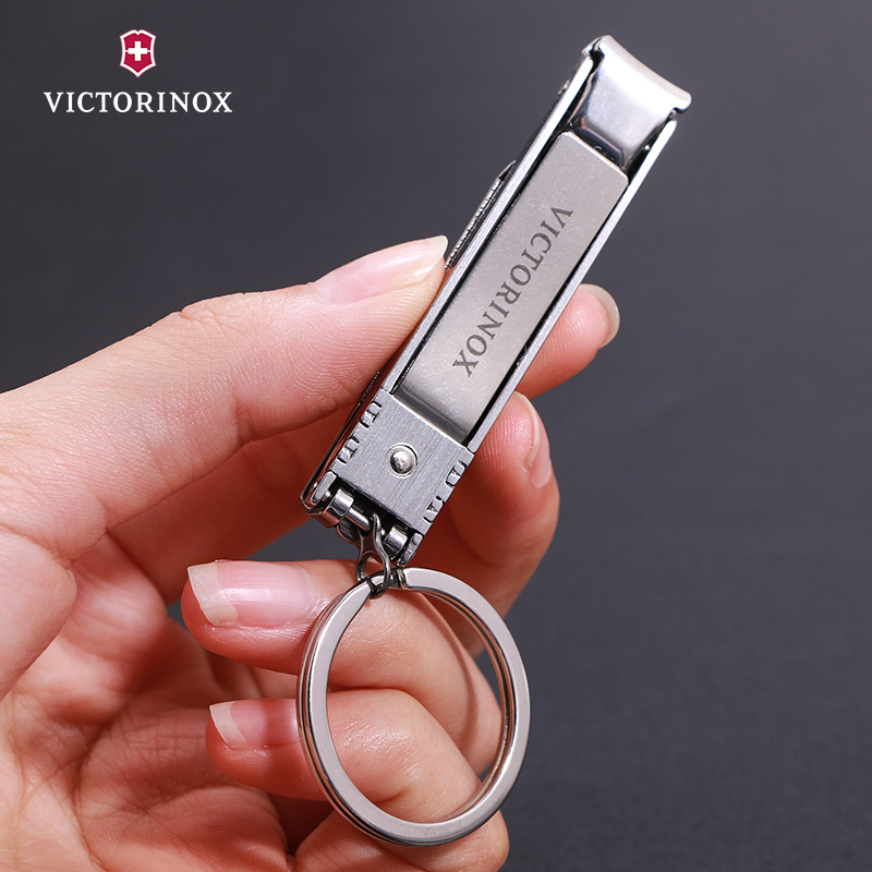 Victorinox维氏瑞士指甲刀 8.2055.c多功能刀具不锈钢指甲剪指甲钳薄款原装进口
