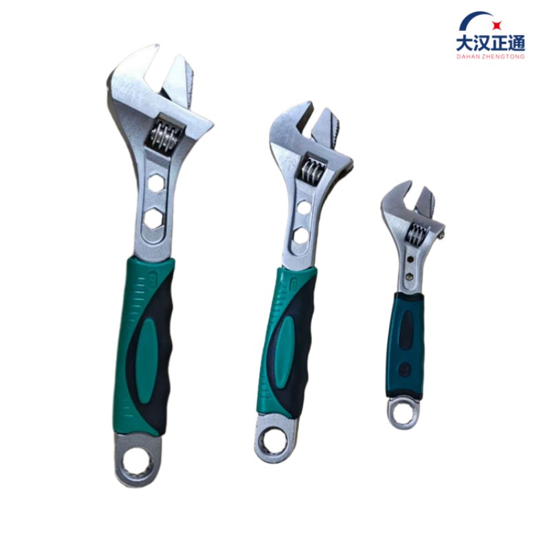 大汉正通 活口扳手(板管多用) 12寸 把高清大图