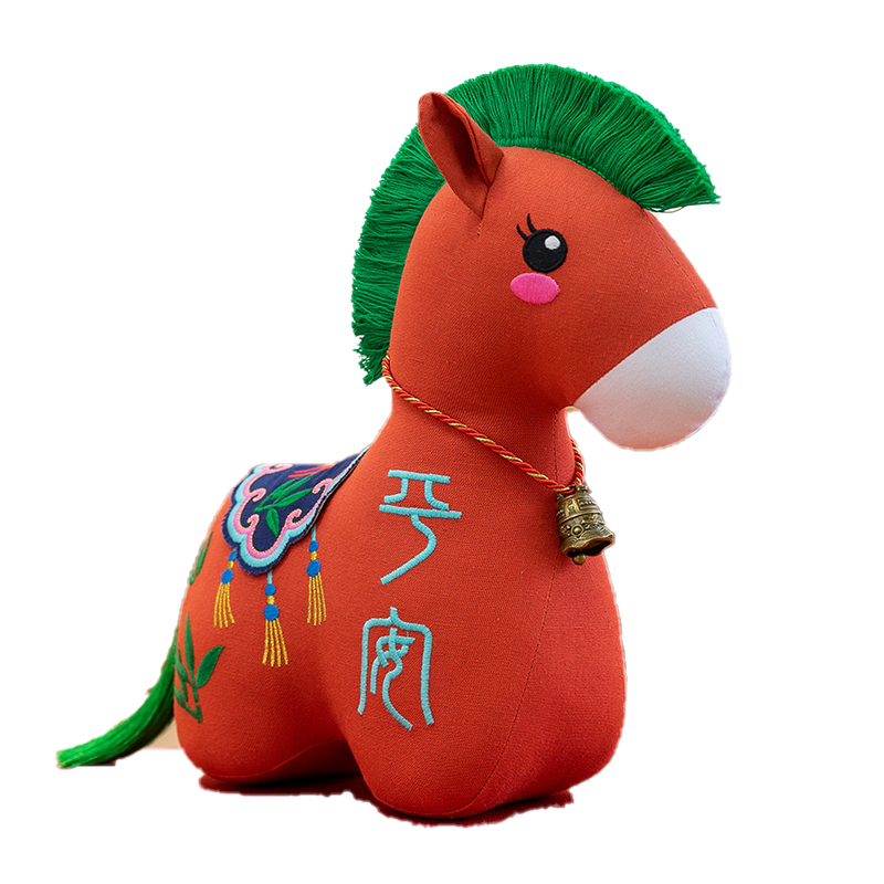 锦瑞星马年挂饰摆件 挂绳22cm 个高清大图