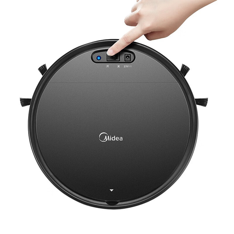 美的(Midea)扫吸一体 全自动扫地机器人 纤薄机身 环境感应 低噪设计 Q4高清大图