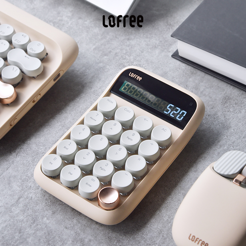 Lofree/洛斐计算器办公用品学生财务会计可爱桌面机械轴体计算机