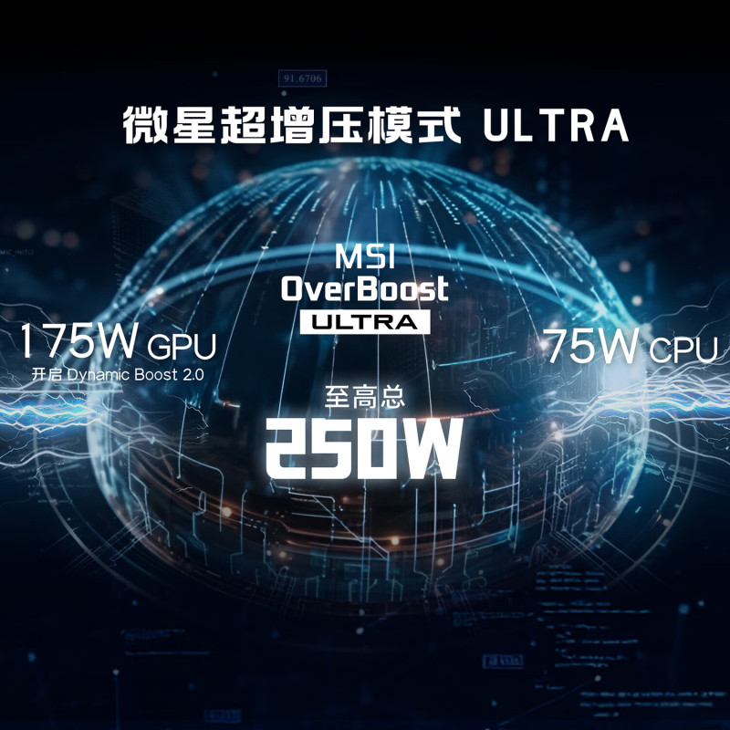 微星(MSI)泰坦17 AI 2025 17英寸游戏本笔记本电脑(酷睿Ultra 9-275HX 满血RTX5090 32G 2TB 2.5K/240Hz屏)