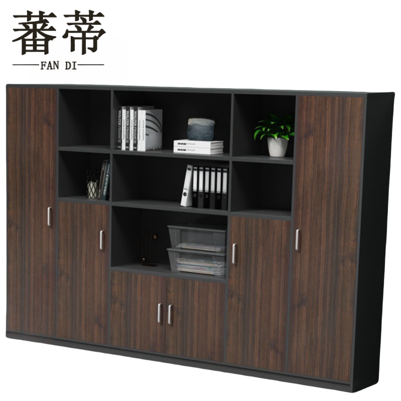 蕃蒂书柜2.4米台高清大图