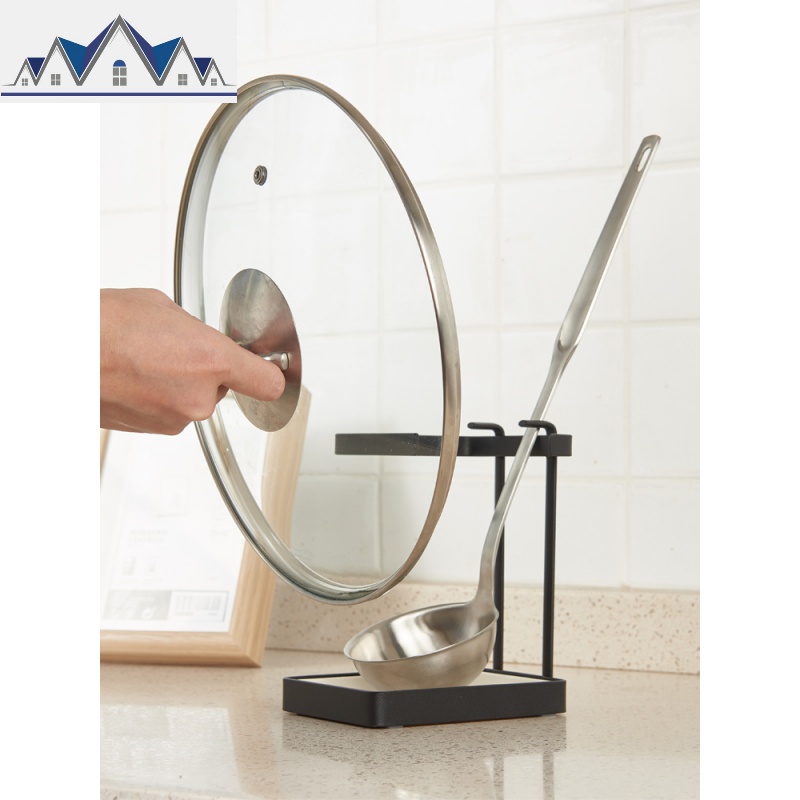 厨房置物架坐式汤勺锅盖架勺子座防溅水收纳沥水带接水盘置物架子_423_86高清大图