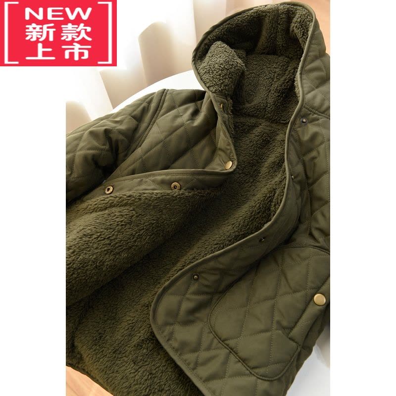 可莉允儿童丝绵连帽棉服 男童女童加绒棉衣 外套中大童冬款童装山东网店图片