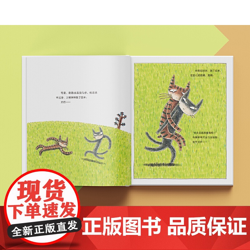 虎斑猫和黑猫高清大图