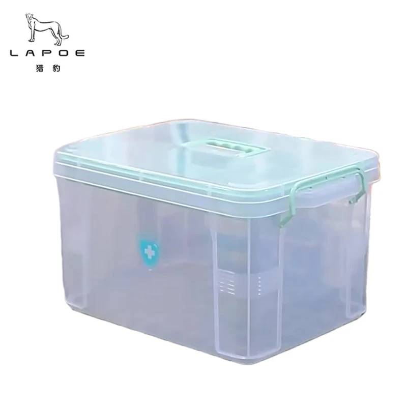 猎豹 医药箱 急救箱 应急箱 收纳箱 空箱 10寸/个高清大图