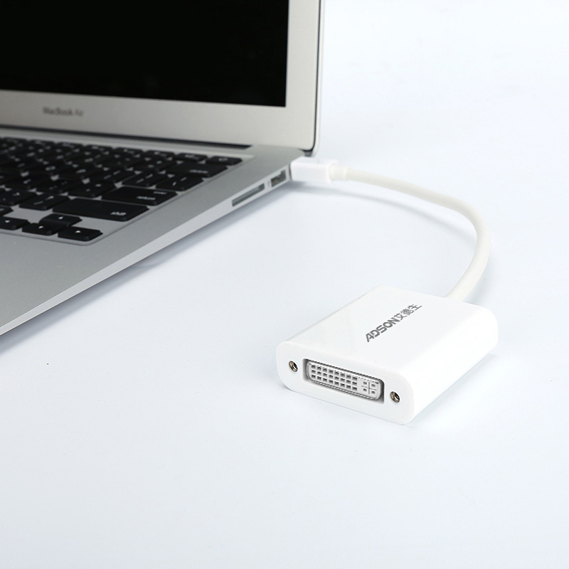 ADSON艾德生MiniDP转DVI24+5 转换器迷你Displayport转接线电脑电视转换高清线