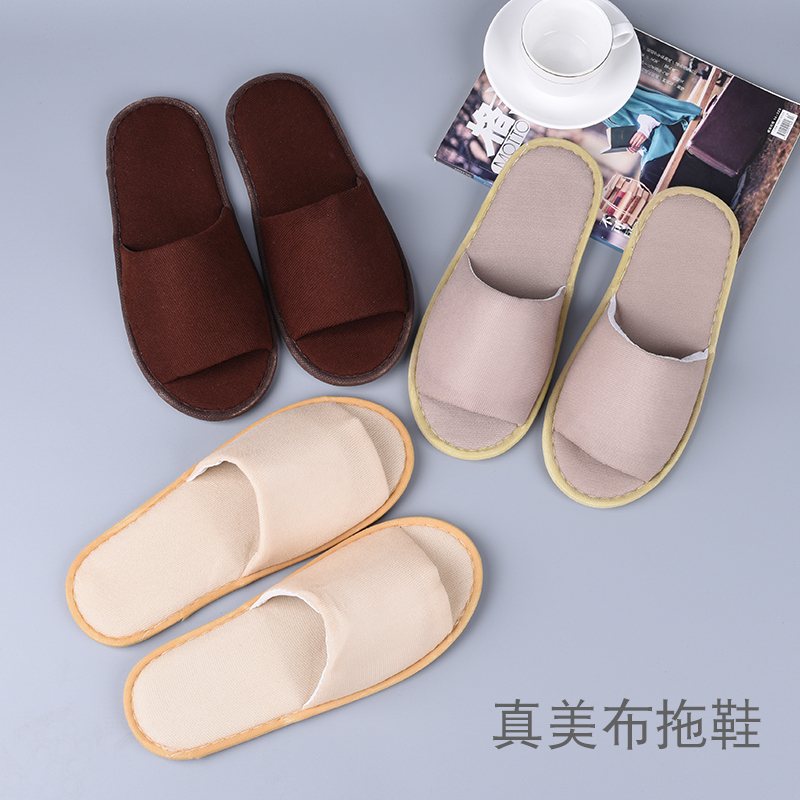 宾馆客房一次性拖鞋居家居露趾拖鞋夏季酒店用品软底舒适凉拖鞋HTX-054