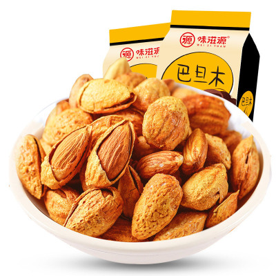 味滋源 手剥巴旦木120g/袋坚果炒货特产小吃办公休闲零食品