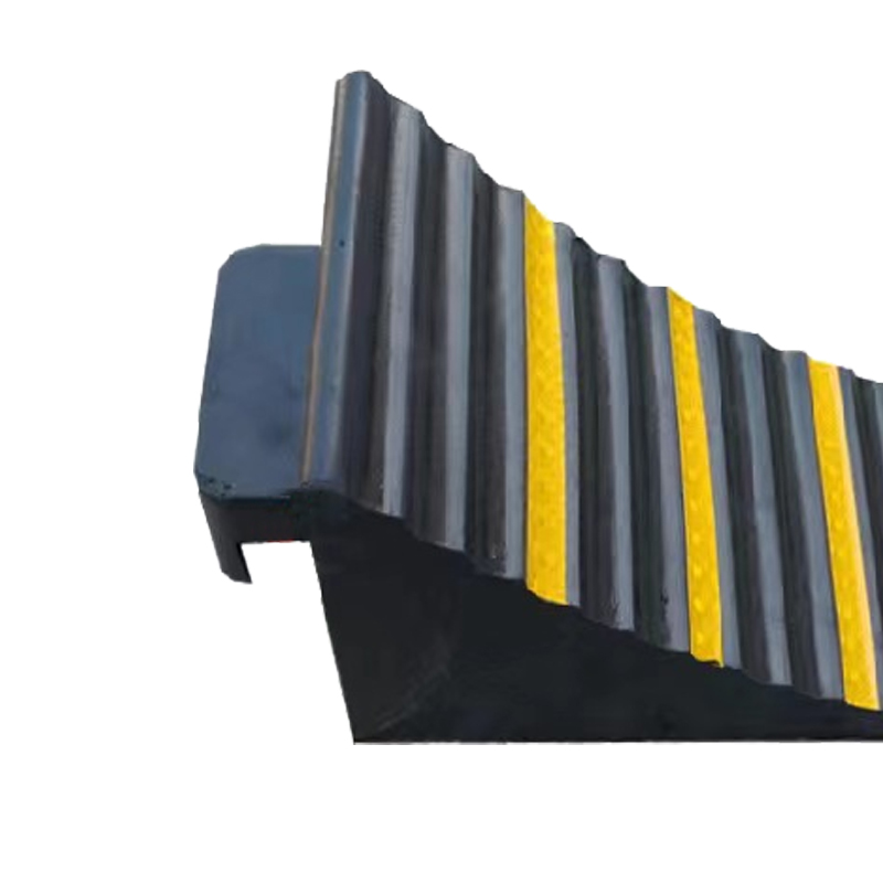 翌嘉YJ4121910塑料止退器塑料止滑器停车斜坡垫三角木阻车器 300*160*190mm高清大图