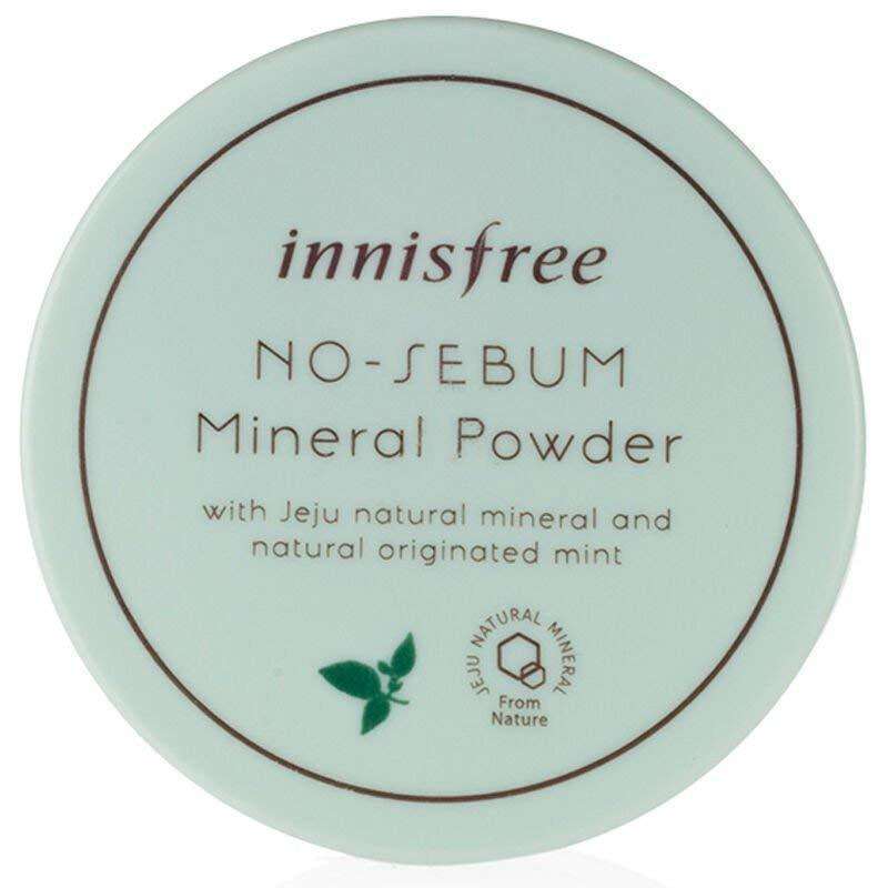 innisfree 悦诗风吟 控油矿物质散粉 5g(彩妆 粉底 轻薄 定妆粉 蜜粉 粉饼 定妆控油)