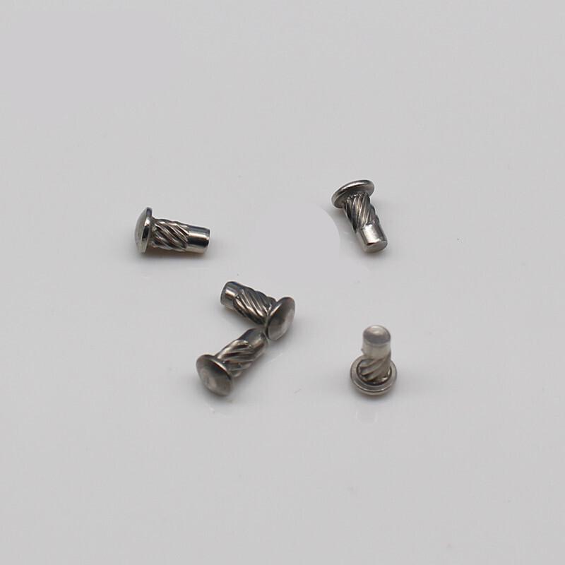 BONJEAN04不锈钢斜纹标牌铆钉 滚花螺旋铆钉 螺纹钉 铭牌铆钉 M2 M2.5高清大图