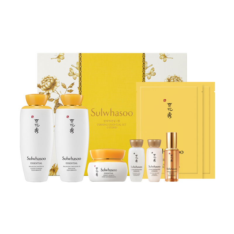 Sulwhasoo雪花秀 滋盈水乳面霜套装 三步缔造水润 光泽美肌 面部护肤套装礼盒