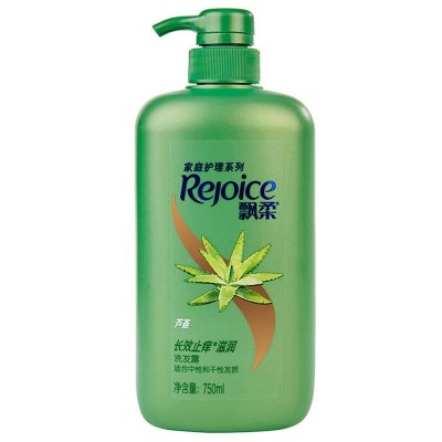 飘柔洗发水750ml 芦荟长效止痒滋润 控油去屑止痒洗发露洗头膏 洁净柔顺 滋养秀发 男士女士洗发液