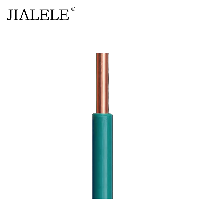 JIALELE 单股硬芯电源线 ZR-BV6 额定电压450/750V 米高清大图