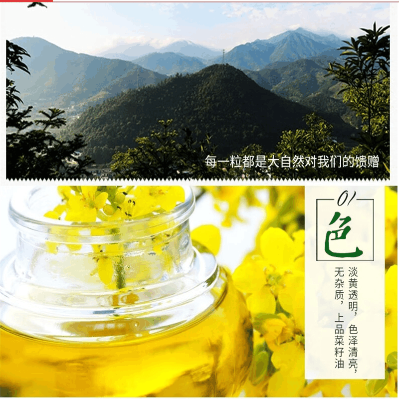 大荒清泉 葵花籽油5L/桶图片