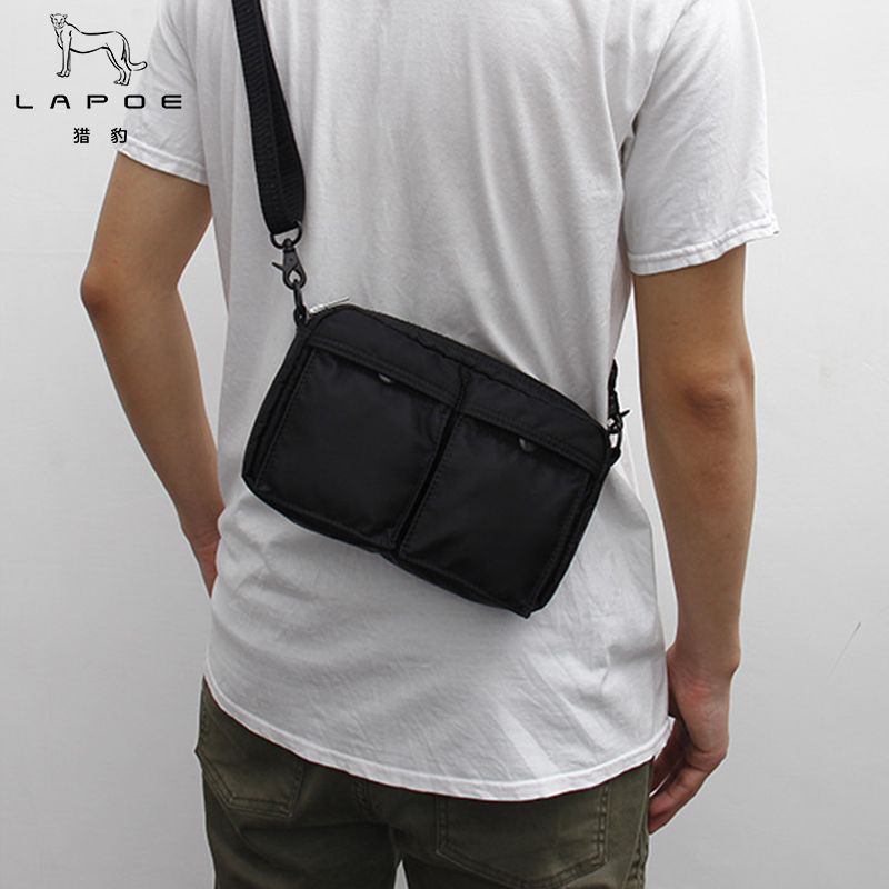 猎豹 小号潮流时尚单肩包通勤包 邮差包 22.5*12.5*4cm/个高清大图