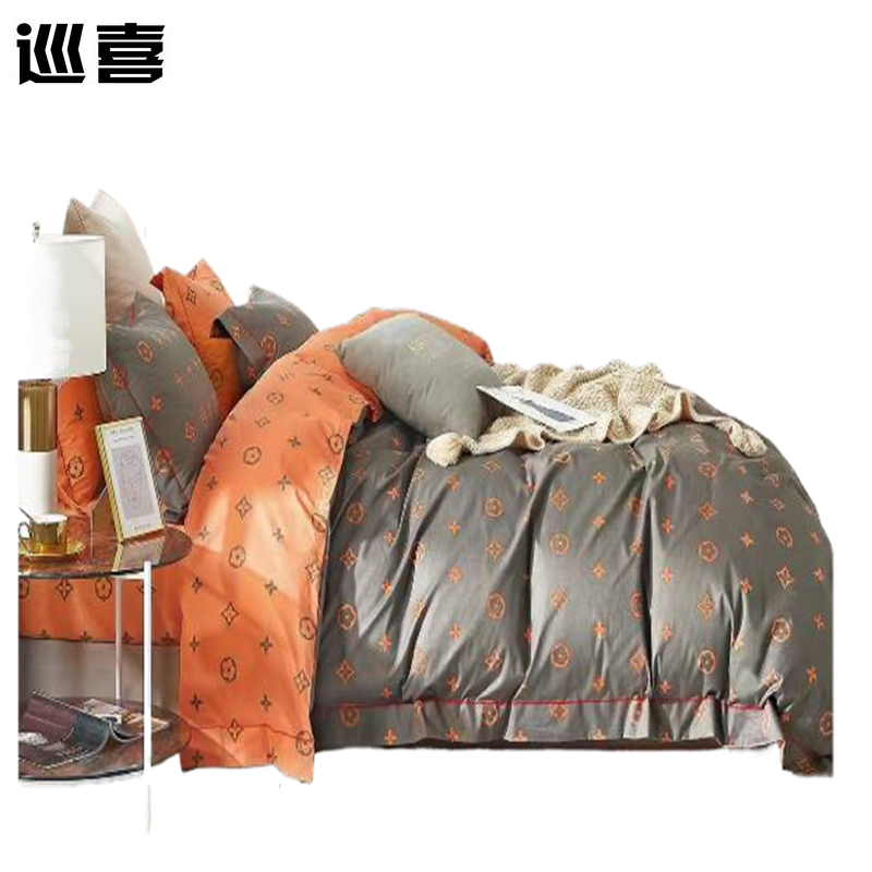 巡喜 铂金匹马棉四件套 200X230cm (套)高清大图