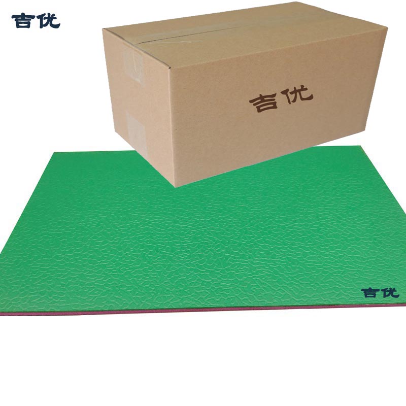 运动地胶减震地垫绿色 宝石纹4mm高清大图