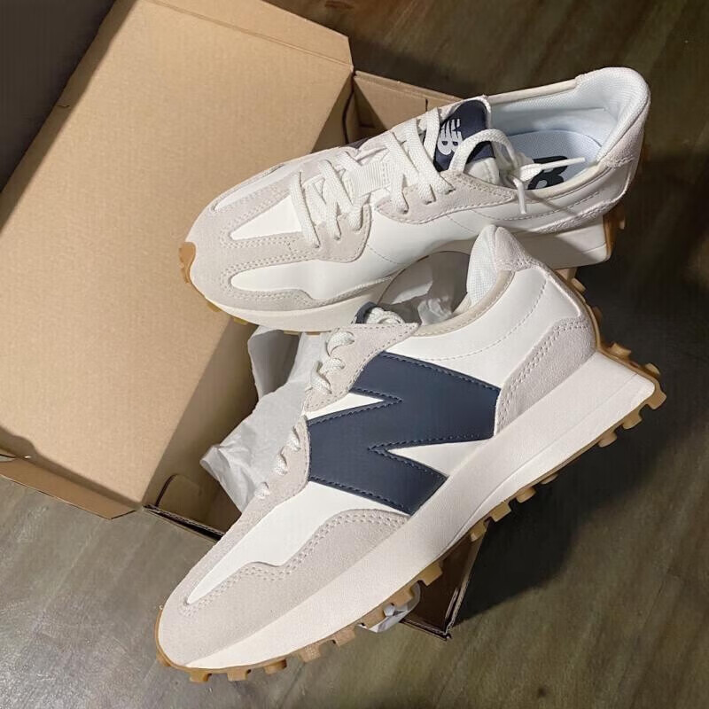 NEW BALANCENB女鞋2025春季新款潮流复古nb327运动鞋低帮耐磨透气休闲鞋