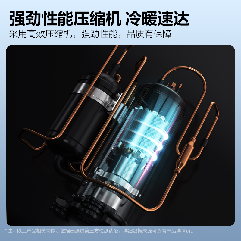 美的(Midea)空调柜机大3匹风客新能效变频冷暖立式方柜商铺办公室客厅家用节能除湿落地式KFR-72LW/N8MFA3