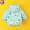 史努比(SNOOPY)童装儿童羽绒服男女中小童宝宝加厚双面穿印花保暖外套AJ007