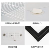 欧驰宝(OUCBOLL)1080升 商用展示柜 啤酒柜 恒温柜 侧开门 商用展示柜冷藏立式冰柜 冷柜饮料柜